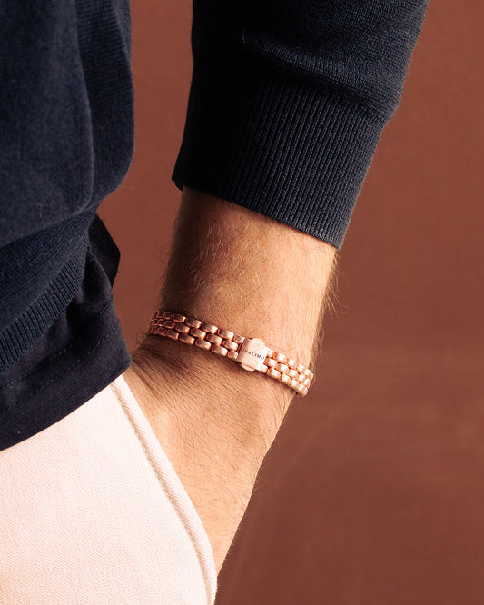 Lien Royal - Mat Rose Altın Bileklik