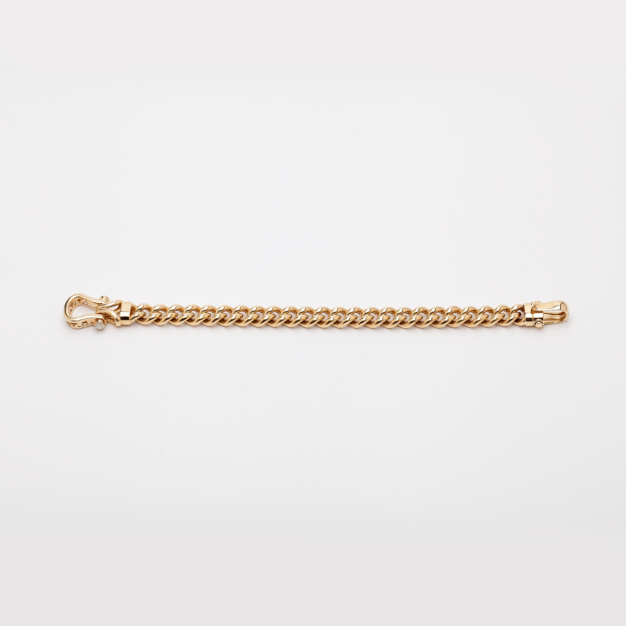 Şık 14 Ayar Altın Zincir Bileklik 10mm | Lien Grâce