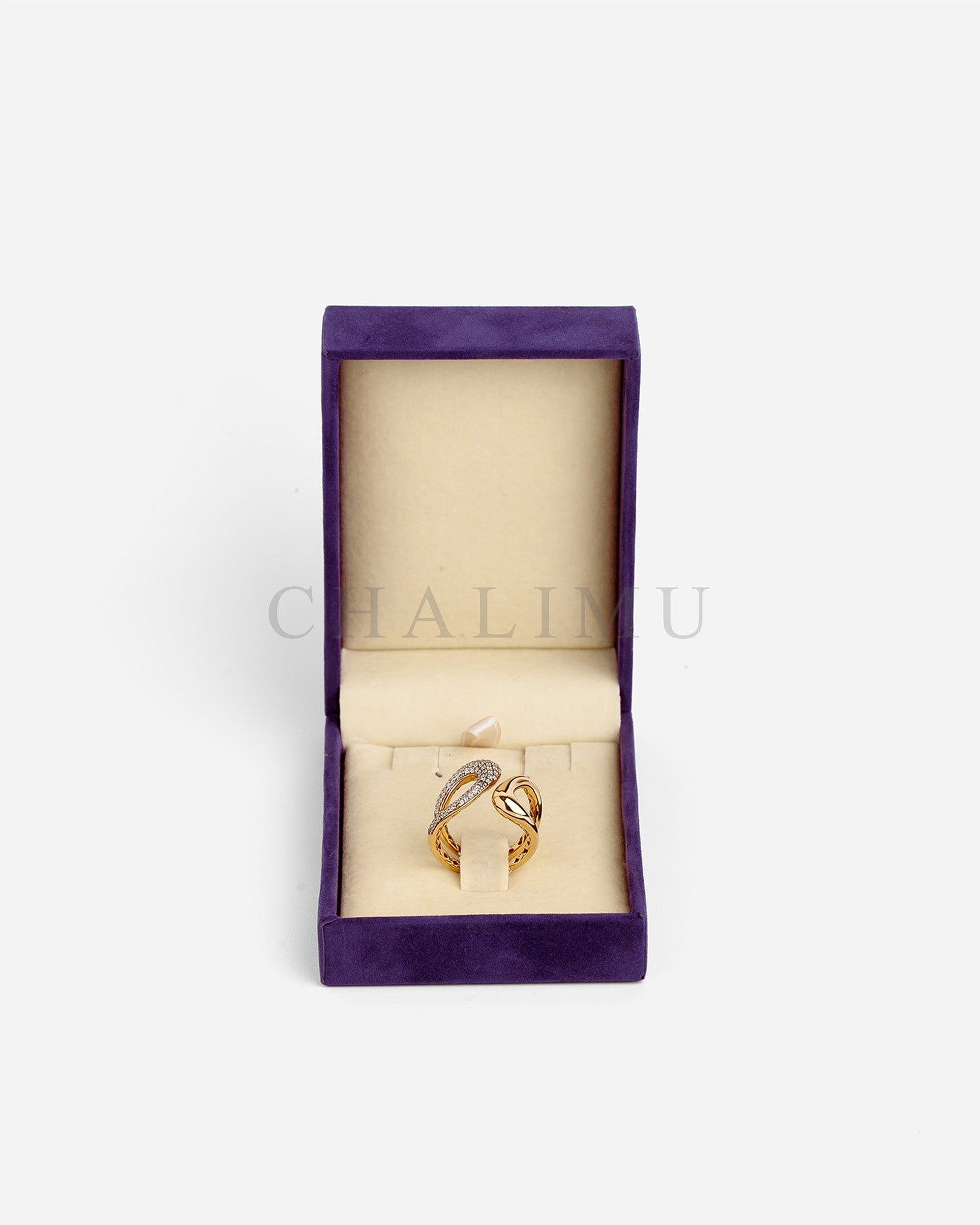 Minimal 14 Ayar Altın Yüzük Taşlı İnce Boy | Charme de Médie