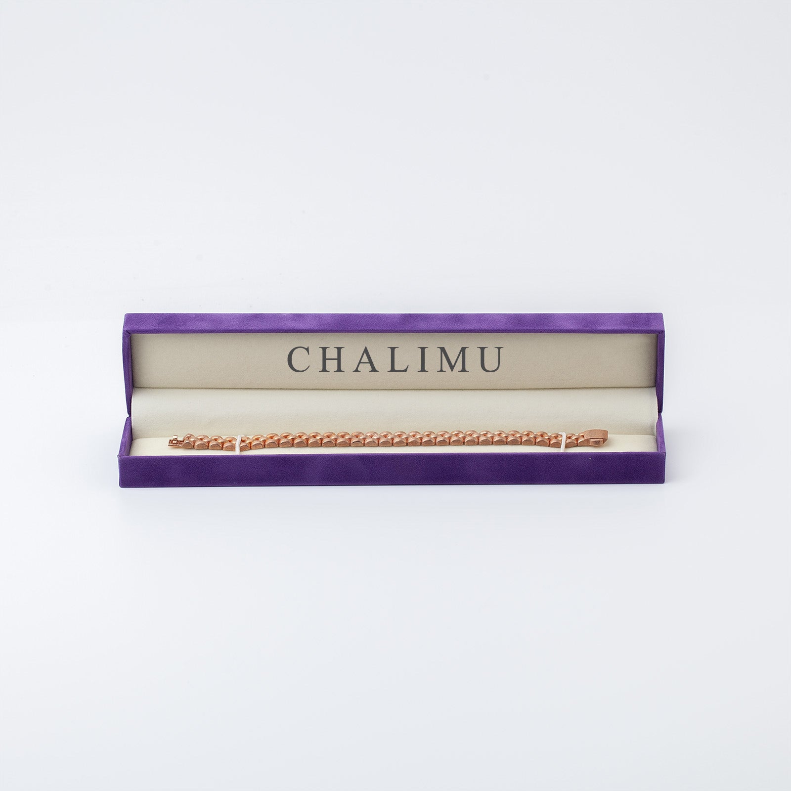 İtalyan Rose Gümüş Bileklik 9mm Mat | Le Lien Royal