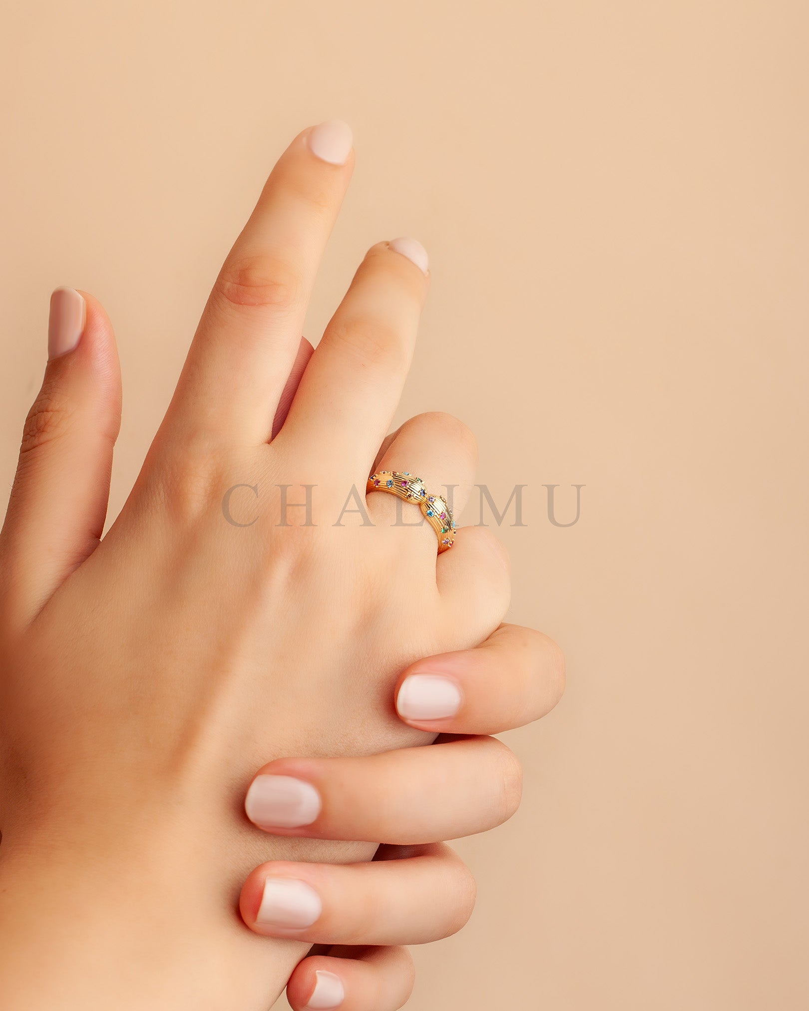 Minimal 14 Ayar Altın Yüzük | Magie de Médie