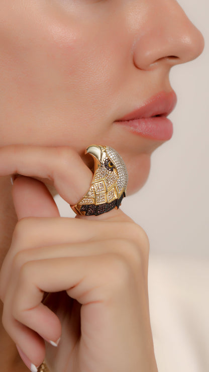Eagle 14K Gold Ring