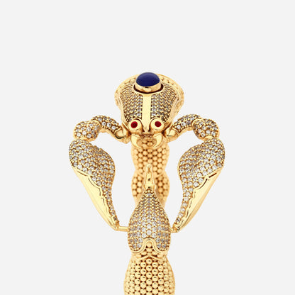 Scorpion Royal De Jardin Sarı Altın Bilezik