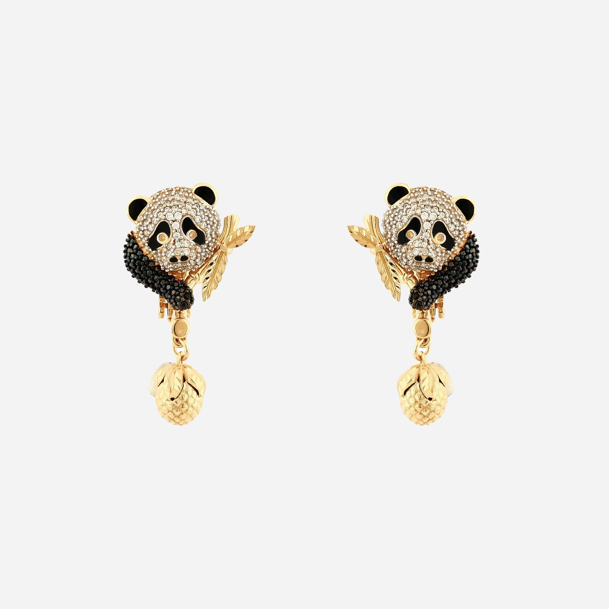 Panda 14K Altın Küpe