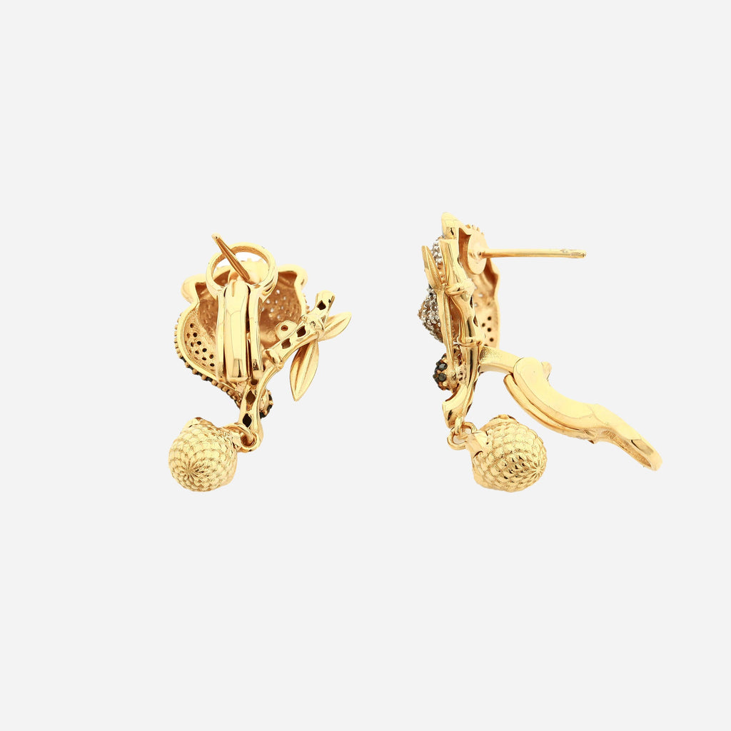Panda 14K Altın Küpe